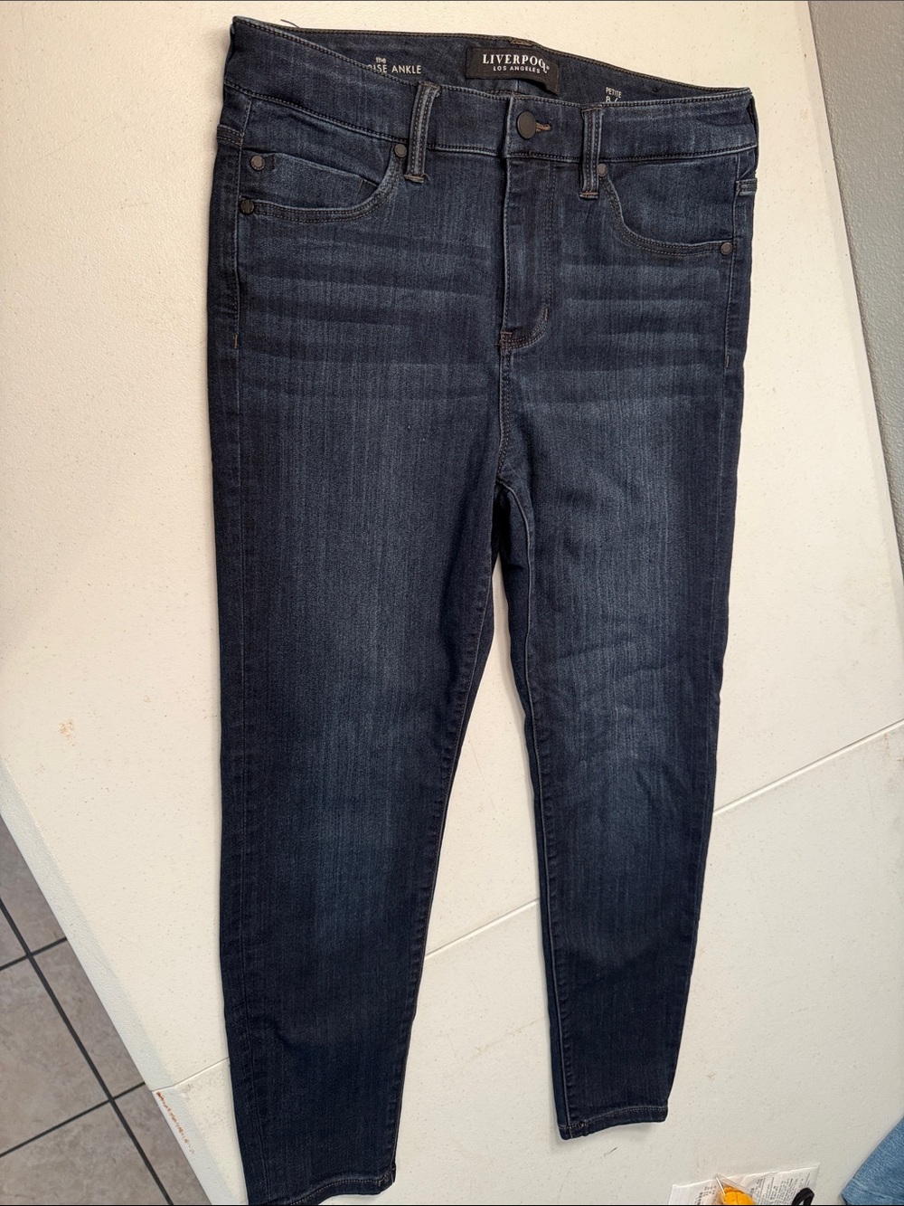 Liverpool Jeans Company Dark Wash Skinny Jeans - Dark Indigo